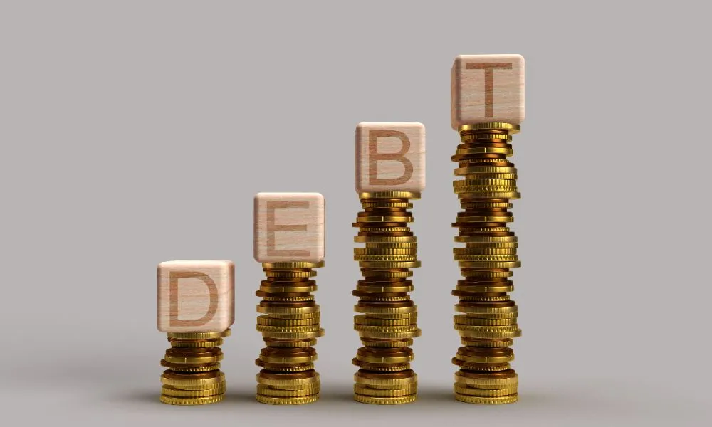 wooden block cube square debt text font on coins
